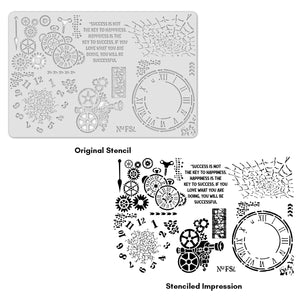 iCraft Multi-Surface Stencils - Perfect for Walls, DIY & Resin Art Projects | Reusable |12" x 18" Stencil-8410