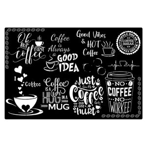 iCraft Multi-Surface Stencils - Perfect for Walls, DIY & Resin Art Projects | Reusable |12" x 18" Stencil-8411