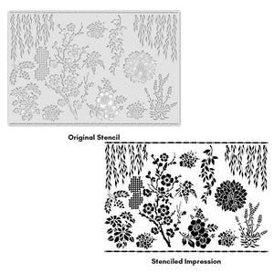 iCraft Multi-Surface Stencils - Perfect for Walls, DIY & Resin Art Projects | Reusable |12" x 18" Stencil-8412