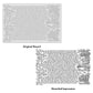 iCraft Multi-Surface Stencils - Perfect for Walls, DIY & Resin Art Projects | Reusable |12" x 18" Stencil-8414