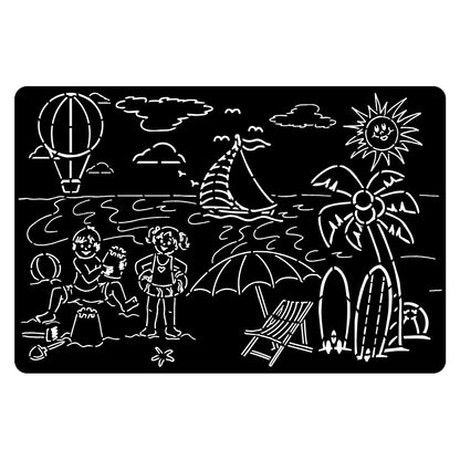 iCraft Multi-Surface Stencils - Perfect for Walls, DIY & Resin Art Projects | Reusable |12" x 18" Stencil-8423