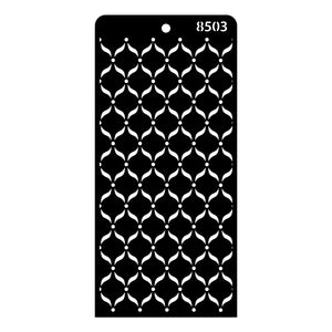 iCraft Multi-Surface Stencils - Perfect for Walls, DIY & Resin Art Projects | Reusable | Layering 4" x 8" Stencil-8503