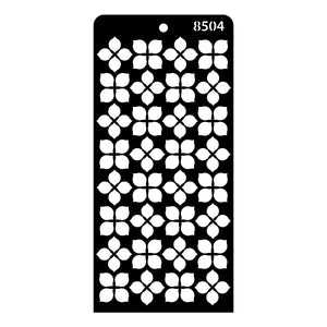 iCraft Multi-Surface Stencils - Perfect for Walls, DIY & Resin Art Projects | Reusable | Layering 4" x 8" Stencil-8504