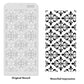 iCraft Multi-Surface Stencils - Perfect for Walls, DIY & Resin Art Projects | Reusable | Layering 4" x 8" Stencil-8505