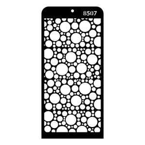 iCraft Multi-Surface Stencils - Perfect for Walls, DIY & Resin Art Projects | Reusable | Layering 4" x 8" Stencil-8507