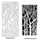 iCraft Multi-Surface Stencils - Perfect for Walls, DIY & Resin Art Projects | Reusable | Layering 4" x 8" Stencil-8512