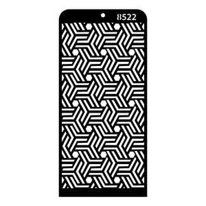 iCraft Multi-Surface Stencils - Perfect for Walls, DIY & Resin Art Projects | Reusable | Layering 4" x 8" Stencil-8522