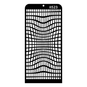 iCraft Multi-Surface Stencils - Perfect for Walls, DIY & Resin Art Projects | Reusable | Layering 4" x 8" Stencil-8523