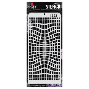 iCraft Multi-Surface Stencils - Perfect for Walls, DIY & Resin Art Projects | Reusable | Layering 4" x 8" Stencil-8523