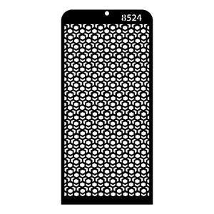 iCraft Multi-Surface Stencils - Perfect for Walls, DIY & Resin Art Projects | Reusable | Layering 4" x 8" Stencil-8524