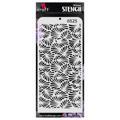 iCraft Multi-Surface Stencils - Perfect for Walls, DIY & Resin Art Projects | Reusable | Layering 4" x 8" Stencil-8525