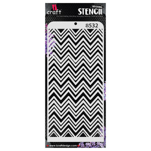 iCraft Multi-Surface Stencils - Perfect for Walls, DIY & Resin Art Projects | Reusable | Layering 4" x 8" Stencil-8532