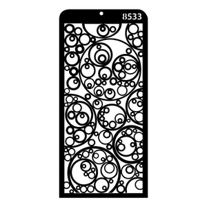 iCraft Multi-Surface Stencils - Perfect for Walls, DIY & Resin Art Projects | Reusable | Layering 4" x 8" Stencil-8533
