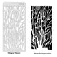 iCraft Multi-Surface Stencils - Perfect for Walls, DIY & Resin Art Projects | Reusable | Layering 4" x 8" Stencil-8534