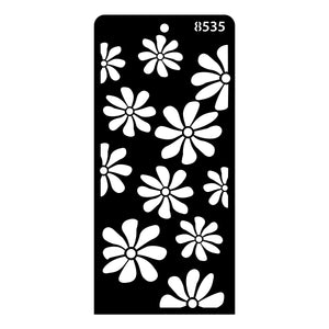 iCraft Multi-Surface Stencils - Perfect for Walls, DIY & Resin Art Projects | Reusable | Layering 4" x 8" Stencil-8535