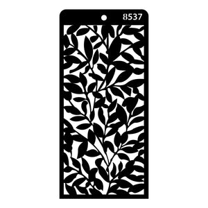 iCraft Multi-Surface Stencils - Perfect for Walls, DIY & Resin Art Projects | Reusable | Layering 4" x 8" Stencil-8537