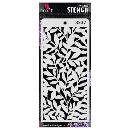 iCraft Multi-Surface Stencils - Perfect for Walls, DIY & Resin Art Projects | Reusable | Layering 4" x 8" Stencil-8537