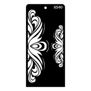 iCraft Multi-Surface Stencils - Perfect for Walls, DIY & Resin Art Projects | Reusable | Layering 4" x 8" Stencil-8540
