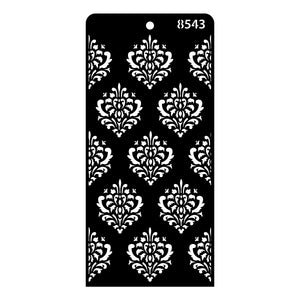 iCraft Multi-Surface Stencils - Perfect for Walls, DIY & Resin Art Projects | Reusable | Layering 4" x 8" Stencil-8543