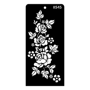 iCraft Multi-Surface Stencils - Perfect for Walls, DIY & Resin Art Projects | Reusable | Layering 4" x 8" Stencil-8545