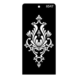 iCraft Multi-Surface Stencils - Perfect for Walls, DIY & Resin Art Projects | Reusable | Layering 4" x 8" Stencil-8547