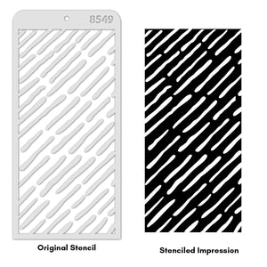 iCraft Multi-Surface Stencils - Perfect for Walls, DIY & Resin Art Projects | Reusable | Layering 4" x 8" Stencil-8549