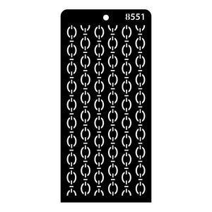 iCraft Multi-Surface Stencils - Perfect for Walls, DIY & Resin Art Projects | Reusable | Layering 4" x 8" Stencil-8551