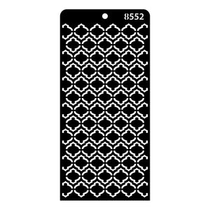 iCraft Multi-Surface Stencils - Perfect for Walls, DIY & Resin Art Projects | Reusable | Layering 4" x 8" Stencil-8552