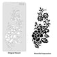 iCraft Multi-Surface Stencils - Perfect for Walls, DIY & Resin Art Projects | Reusable | Layering 4" x 8" Stencil-8553
