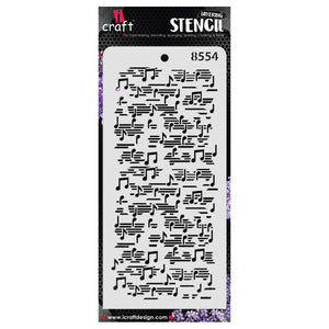 iCraft Multi-Surface Stencils - Perfect for Walls, DIY & Resin Art Projects | Reusable | Layering 4" x 8" Stencil-8554