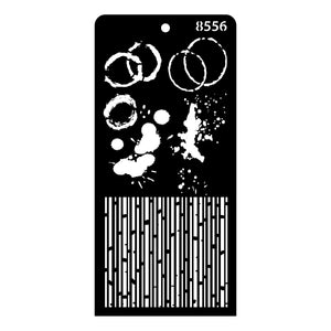 iCraft Multi-Surface Stencils - Perfect for Walls, DIY & Resin Art Projects | Reusable | Layering 4" x 8" Stencil-8556