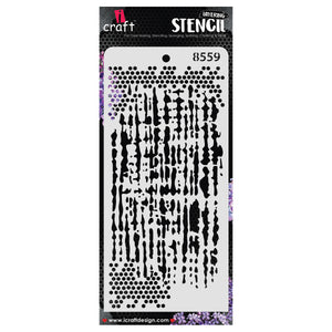 iCraft Multi-Surface Stencils - Perfect for Walls, DIY & Resin Art Projects | Reusable | Layering 4" x 8" Stencil-8559