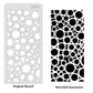 iCraft Multi-Surface Stencils - Perfect for Walls, DIY & Resin Art Projects | Reusable | Layering 4" x 8" Stencil-8564