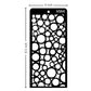 iCraft Multi-Surface Stencils - Perfect for Walls, DIY & Resin Art Projects | Reusable | Layering 4" x 8" Stencil-8564