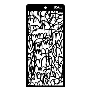 iCraft Multi-Surface Stencils - Perfect for Walls, DIY & Resin Art Projects | Reusable | Layering 4" x 8" Stencil-8565