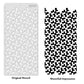 iCraft Multi-Surface Stencils - Perfect for Walls, DIY & Resin Art Projects | Reusable | Layering 4" x 8" Stencil-8566