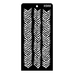 iCraft Multi-Surface Stencils - Perfect for Walls, DIY & Resin Art Projects | Reusable | Layering 4" x 8" Stencil-8569