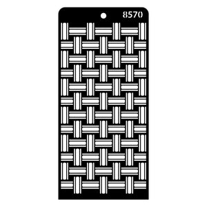 iCraft Multi-Surface Stencils - Perfect for Walls, DIY & Resin Art Projects | Reusable | Layering 4" x 8" Stencil-8570