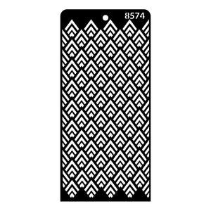 iCraft Multi-Surface Stencils - Perfect for Walls, DIY & Resin Art Projects | Reusable | Layering 4" x 8" Stencil-8574