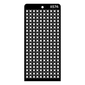 iCraft Multi-Surface Stencils - Perfect for Walls, DIY & Resin Art Projects | Reusable | Layering 4" x 8" Stencil-8576