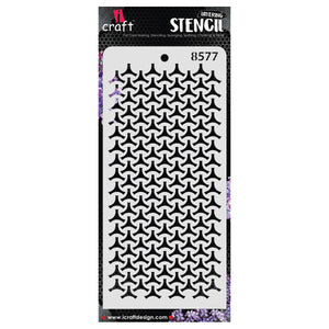 iCraft Multi-Surface Stencils - Perfect for Walls, DIY & Resin Art Projects | Reusable | Layering 4" x 8" Stencil-8577