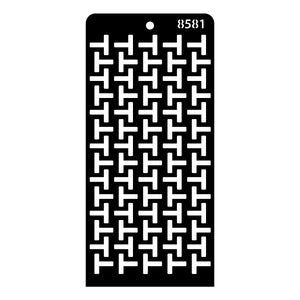 iCraft Multi-Surface Stencils - Perfect for Walls, DIY & Resin Art Projects | Reusable | Layering 4" x 8" Stencil-8581