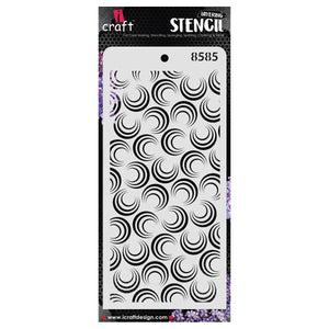 iCraft Multi-Surface Stencils - Perfect for Walls, DIY & Resin Art Projects | Reusable | Layering 4" x 8" Stencil-8585