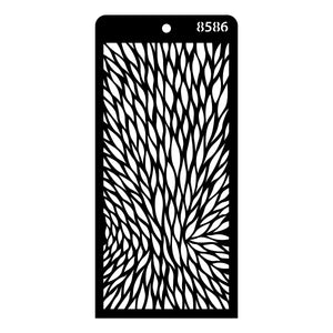iCraft Multi-Surface Stencils - Perfect for Walls, DIY & Resin Art Projects | Reusable | Layering 4" x 8" Stencil-8586