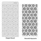 iCraft Multi-Surface Stencils - Perfect for Walls, DIY & Resin Art Projects | Reusable | Layering 4" x 8" Stencil-8593