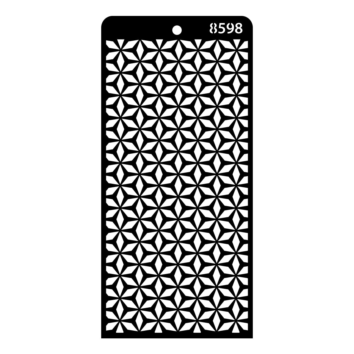 iCraft Multi-Surface Stencils - Perfect for Walls, DIY & Resin Art Projects | Reusable | Layering 4" x 8" Stencil-8598