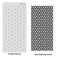iCraft Multi-Surface Stencils - Perfect for Walls, DIY & Resin Art Projects | Reusable | Layering 4" x 8" Stencil-8598