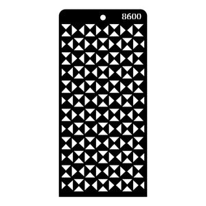 iCraft Multi-Surface Stencils - Perfect for Walls, DIY & Resin Art Projects | Reusable | Layering 4" x 8" Stencil-8600