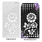 iCraft Multi-Surface Stencils - Perfect for Walls, DIY & Resin Art Projects | Reusable | Layering 4" x 8" Stencil-8607