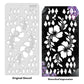 iCraft Multi-Surface Stencils - Perfect for Walls, DIY & Resin Art Projects | Reusable | Layering 4" x 8" Stencil-8608